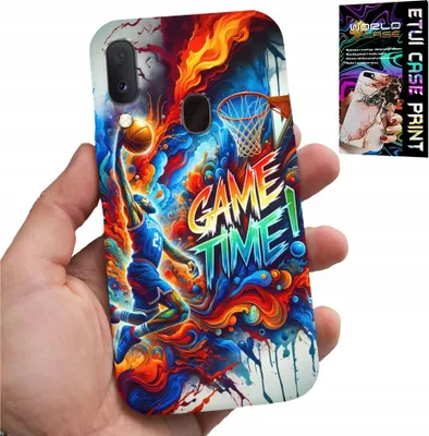 Produktbild von Etui Für Samsung Galaxy A20E - Basketball Nba Game Time, Etui + Glas