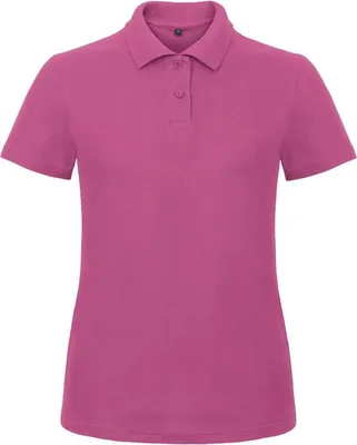 Produktbild von Damen-Poloshirt, Kurzarm - B&C ID.001/W - fuchsia - Größe 3XL