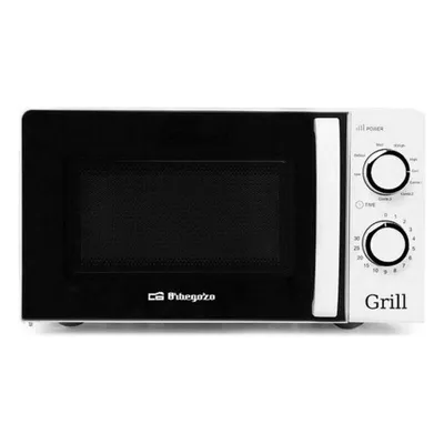 Obrázok produktu pre Orbegozo MIG 2130, Na pracovnú dosku, Mikrovlnná rúra s grilom, 20 L, 700 W, Otočné, Biela
