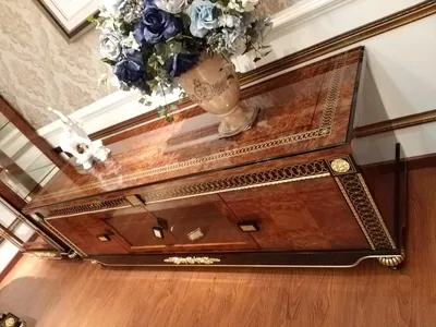 Produktbild von Sideboard TV Lowboard RTV XXL Schrank Tisch Wohnzimmer Holz Klassisch Barock Neu
