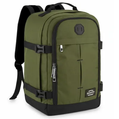 Produktbild von Zagatto Reiserucksack Handgepäck 40x30x20 24L WIZZAIR RYANAIR Grüner ZG1119