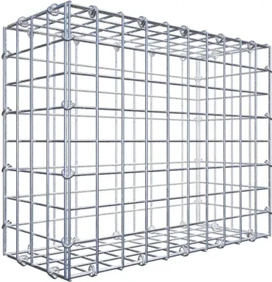 Immagine prodotto di Gabbione 50 cm x 40 cm x 20 cm (L x H x P), maglia 5 cm x 5 cm, anello a C