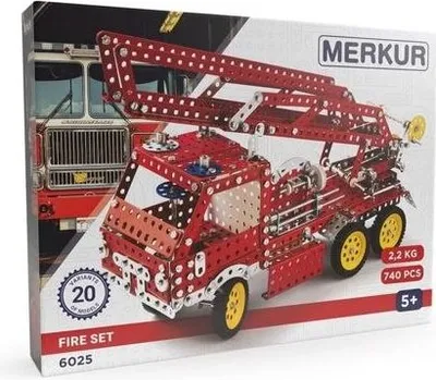 Produktbild von Merkur Fire Set, 740 Teile, 20 Modelle