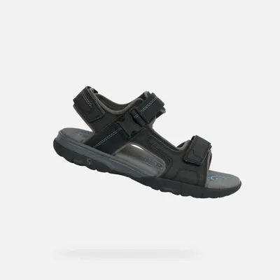 Produktbild von Geox Schwarze Herren-Sandalen Spherica EC5 46