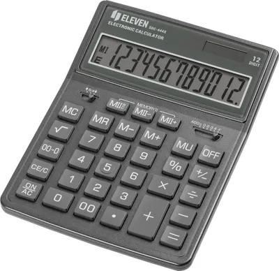 Imagen del producto de Once calculadoras SDC-444XRGRE, color gris perla