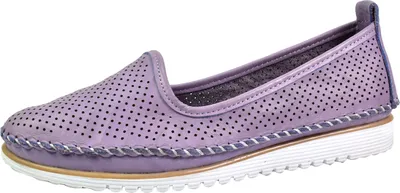 Produktbild von Andrea Conti Damen Slipper Leder klassische Form mit luftigen Löchern 0021714, Größe:41 EU, Farbe:Lila