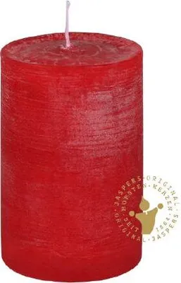 Produktbild von Nordische Reifkerzen, durchgefärbte Kerzen rot 200 x 80 mm, 1 Stück