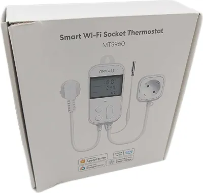 Produktbild von Meross Temperaturregler Smart Thermostat Steckdose DIGITAL WLAN WiFi HomeKit smart