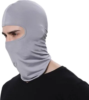 Obrázek produktu pro Jumada's – kukla na snowboarding – lyžování – cyklistiku – skateboarding – nákrčník – univerzální velikost – pro dospělé – světle šedá