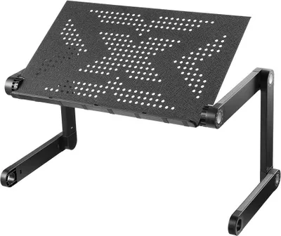 Produktbild von Deltaco DELO-0305, Laptop- & Tablet-Ständer, Schwarz, Aluminium, 40 - 480 mm, 420 mm, 270 mm