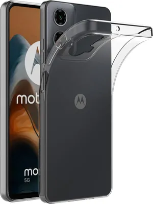 Produktbild von Hülle für Motorola Moto G34 Dünn Crystal Transparent Soft TPU Case Schutzhülle