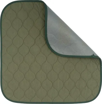 Produktbild von Inkontinenz Stuhlunterlage Sitzunterlage wasserdicht waschbar 45x45 olivgrün