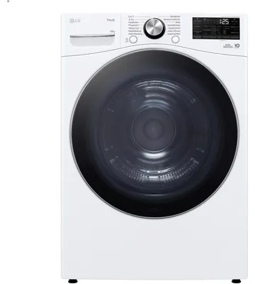 Produktbild von LG RT18VT, Freistehend, Frontlader, Wärmepumpe, Weiß, Tasten, Drehregler, Berührung, Links