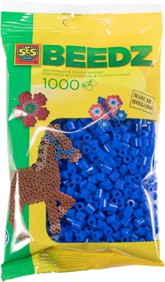 Produktbild von SES Creative Beedz 1000 Bügelperlen Farbe DUNKELBLAU