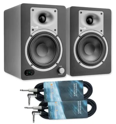 Image de Enceintes de monitoring Fluid Audio C50BT : enceintes actives avec câble