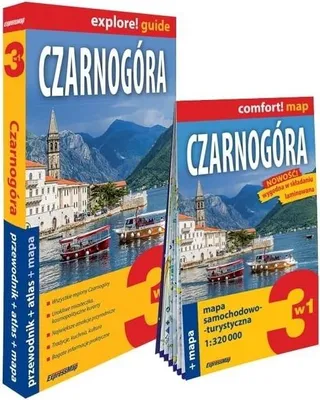 Produktbild von Czarnogóra 3w1: przewodnik + atlas + mapa