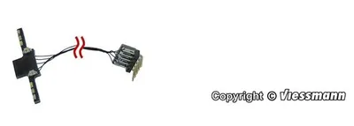 Produktbild von Viessmann 8415 - H0 Stoßstange mit LED-Beleuchtung für lange Anhänger und Auflieger - Neu