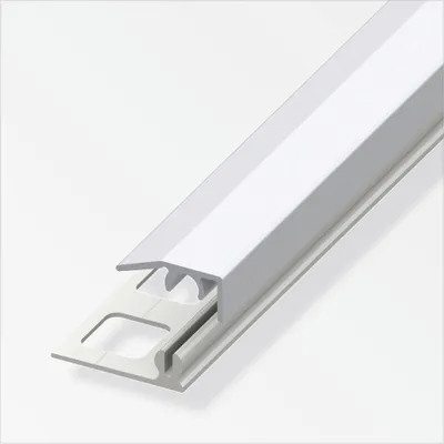 Produktbild von alfer Abschluss-Profil 1 m, 19.5 x 7 mm Aluminium eloxiert silber