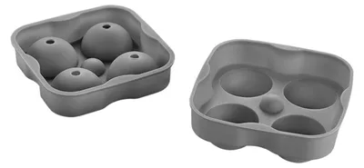 Produktbild von Eiswürfelbehälter für 4 Eiskugeln Ø 4,5cm Silikon