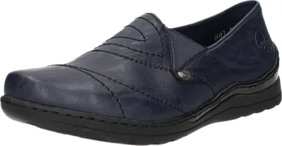 Produktbild von Rieker Straßenslipper(Trott) Abs.b.25 mm in blau, Gr. 36