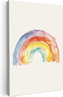 Produktbild von Wanddeko 40x60 cm - Kinder - Regenbogen - Kinder, Deko, Deko Wohnzimmer, Bilder, Wanddeko