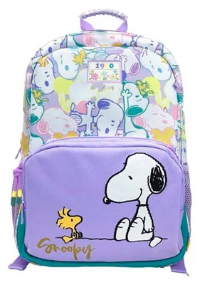 Productafbeelding van Snoopy rugzak voor kinderen, vrijetijdsrugzak, trolley, 30x14x42 cm
