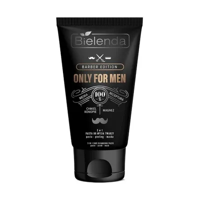 Produktbild von Bielenda Nur für Männer Barber Edition 3-in-1 Gesichtsmaske-Peeling-Pasta, 150g
