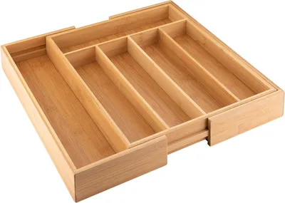 Produktbild von Besteckkasten aus Bambus braun 485 x 37 x 53 cm
