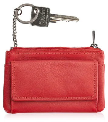 Produktbild von Josephine Osthoff Schlüsseletui Leder Damen Schlüsseltasche Münzbörse Schlüsselmäppchen mit Kreditkarten RFID (973)