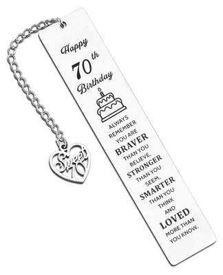 Produktbild von 1 Lesezeichen zum 70. Geburtstag – Set in Geschenkbox
