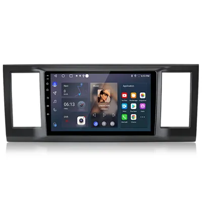Image de Radio Android 6+128 Go pour VW T6 Transporter Caravelle Multivan 2015-2019 manuelle A/C Carplay Navigation Commandes au volant Bluetooth RDS WIFI DSP GPS DAB+