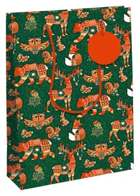 Produktbild von Clairefontaine Weihnachts-Geschenktüte "Forest" mittel