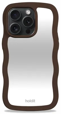 Obrázek produktu pro Holdit Wavy Case pro Apple iPhone 15 Pro - barva Čokoládová zrcadlová