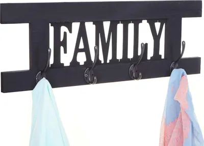 Zdjęcie produktu dla Szafa ścienna HWC-C60 Family, panel do szafy, Shabby-Look Vintage 60x21cm ~ dunkelgrau