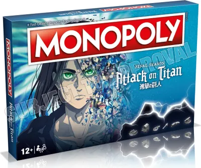 Obrázok produktu pre Winning Moves MONOPOLY - Attack on Titan: The Final Season (ENG)