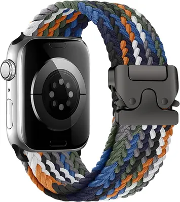 Immagine prodotto di Cinturino elastico in nylon da 42 mm, magnetico, regolabile, per Apple Watch