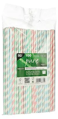 Zdjęcie produktu dla Papstar 88331, Różne kolory, Papier, 220 mm, 6 mm, 100 szt.