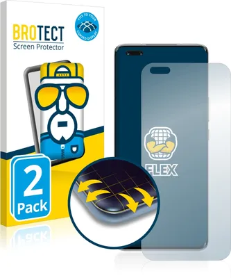 Produktbild von 2x BROTECT Fullscreen Schutzfolie für Honor Magic 4 Pro Displayschutz Folie Fullcover Klar Transparent