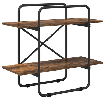 Obrázok produktu pre Knižnica, 2 police, 80 x 35 x 70 cm, materiál: dymová borovica