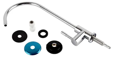 Produktbild von 1/4'' Küchenarmatur Wasserhahn aus Zinklegierung mit 360 Grad Drehung für Küchenspüle und Umkehrosmose Trinkwasserfiltersystem