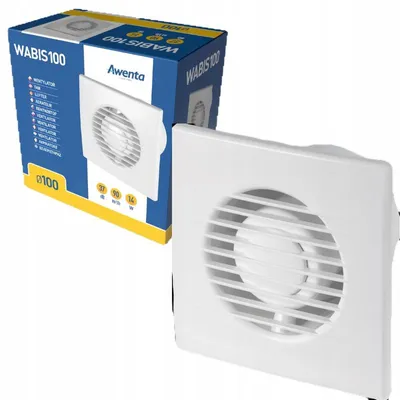 Produktbild von Awenta WABIS WAB100 Badezimmerlüfter Ø 100 mm Wandmontage