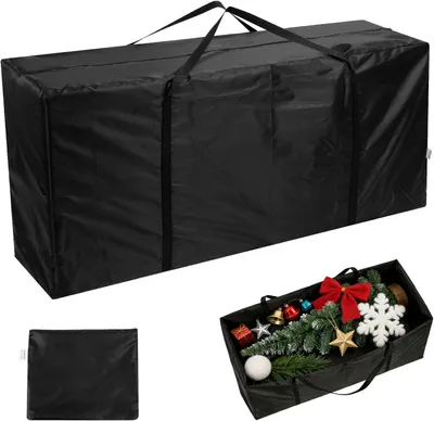 Produktbild von Oxford Garten Tasche für Kissen, Wasserdicht, 122 x 40 x 55 cm, für Gartenmöbel