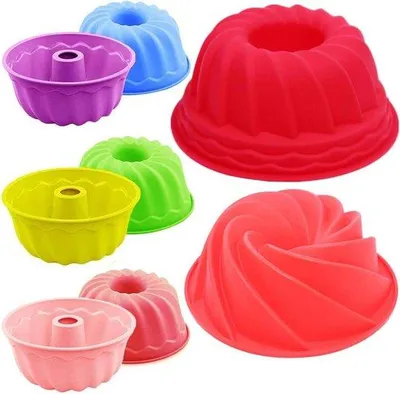 Produktbild von Famanu Silikon Kuchenformen - Mini Muffinformen für das Backen - 3 Größen