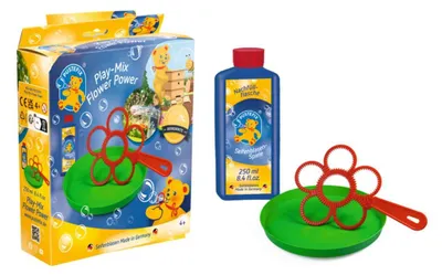 Produktbild von Play-Mix Flower Power Seifenblasen-Set für Kinder