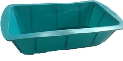 Produktbild von Türkise Silikon Backform, ca. 23x12x6,5cm, temperaturbeständig von -20°C bis +220°C