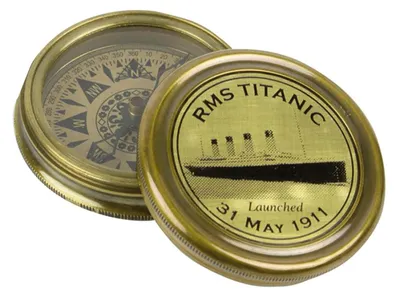 Immagine prodotto di Nauticalia RMS Titanic Tribute Kompass, Messing