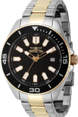 Immagine prodotto di Invicta Pro Diver 46319 Orologio da Uomo - Movimento al Quarzo - Acciaio Inossidabile con Quadrante Nero - 43 mm