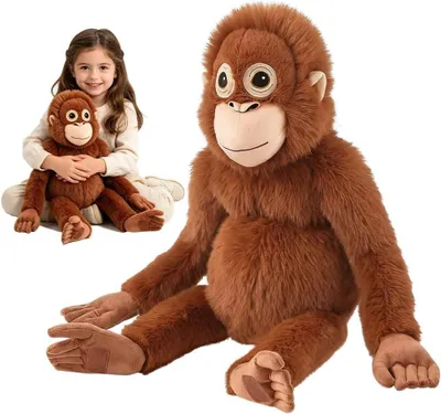 Produktbild von Großer Orang-Utan Plüsch 60 cm – Kuscheltier – Stofftier – Plüschtier