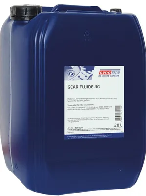 Produktbild von EUROLUB GEAR FLUIDE 8G Automatikgetriebeöl Grün 20L 376020