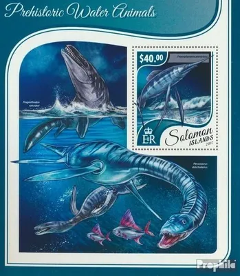 Produktbild von Briefmarken Salomoninseln 2017 Mi Block 681 (kompl. Ausg.) postfrisch Prähistorische Wassertiere